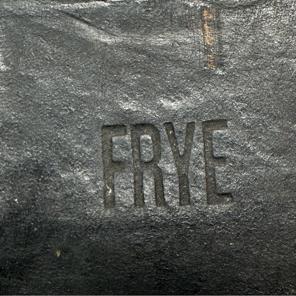 Frye Vicky Engineer Combat Moto Boots Charcoal Suede Size 6 - Picture 9 of 12